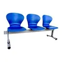 BATERIA AZUL DE 3 PUESTOS TIPO CONCHA