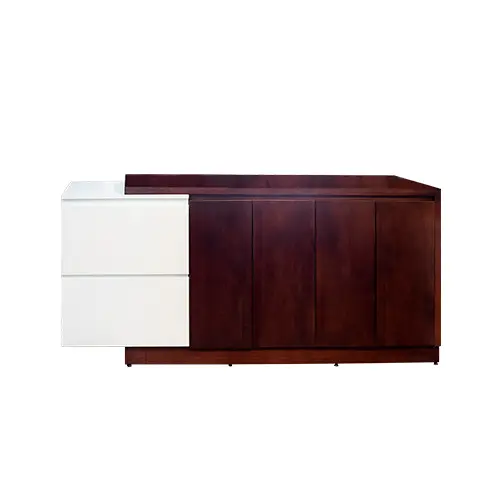 BUFETERA 2.00 MTS - CABOA/BARNIZADA - 2 GAVETAS, 4 PUERTAS ABATIBLES