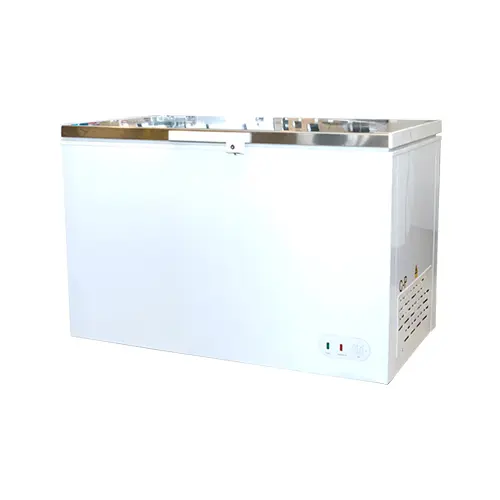 CONGELADOR DE COFRE - TAPA DE ACERO INOX - CAPACIDAD DE 450lts