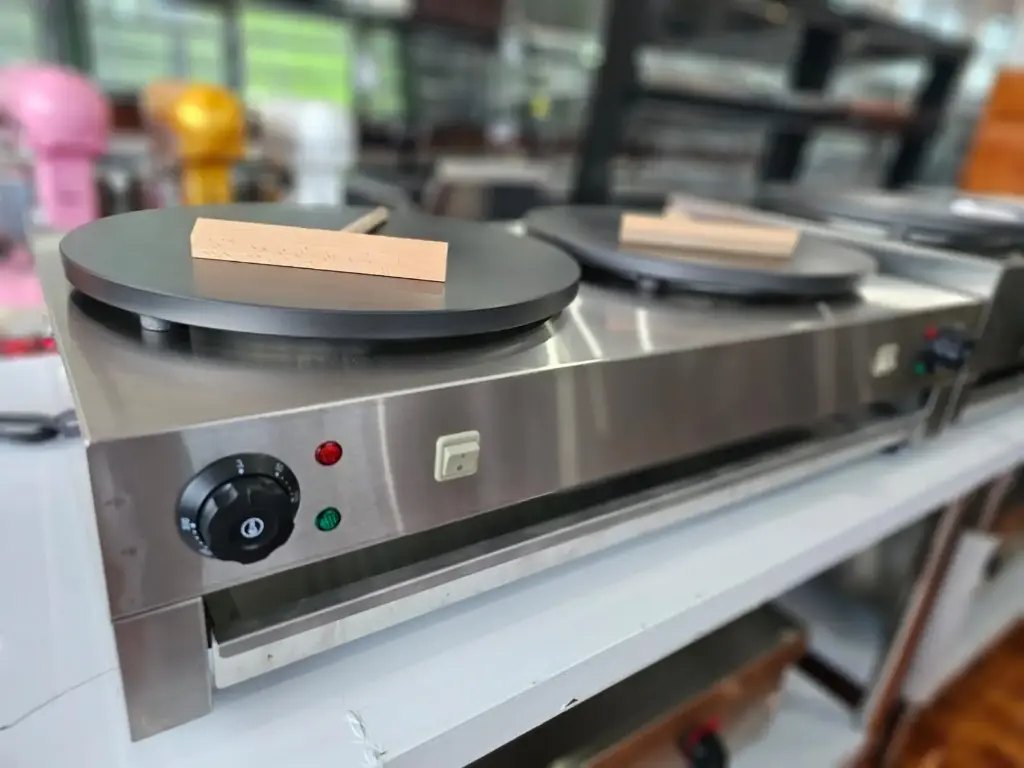 CREPERA ELECTRICA DE 2 PLACAS