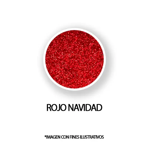 DIAMANTINA ROJO NAVIDAD - 7gr