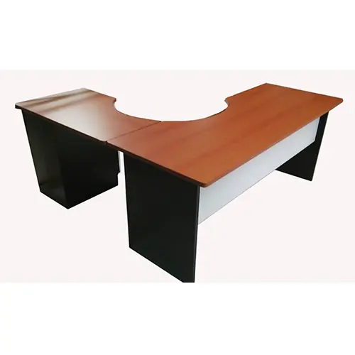 ESCRITORIO EJECUTIVO EN ESCUADRA - CURVA INTERIOR