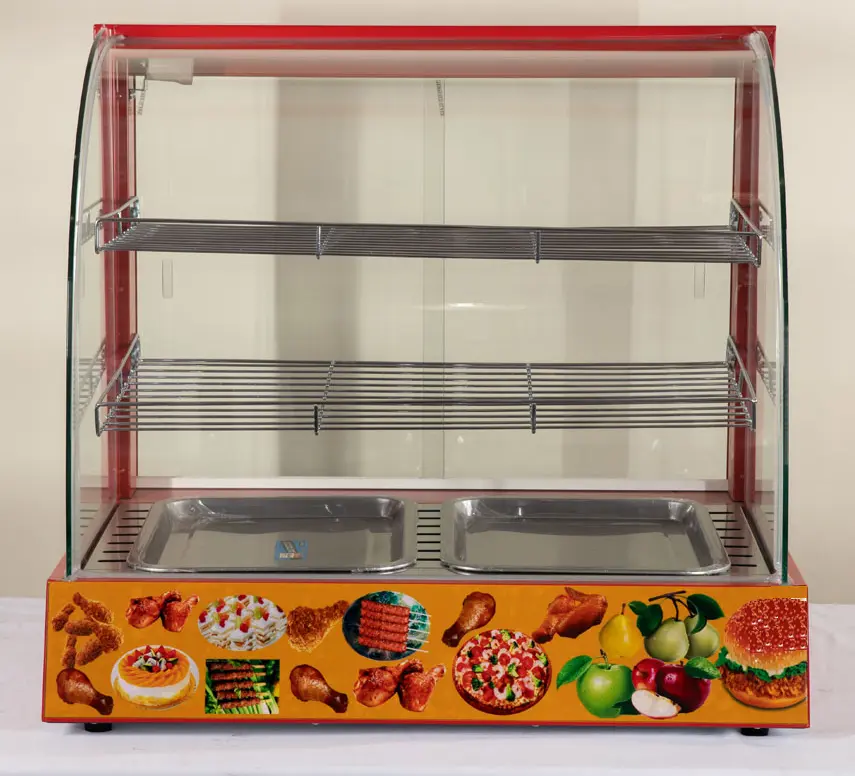 EXHIBIDOR DE POLLO Y PAPAS FRITAS PEQUEÑO