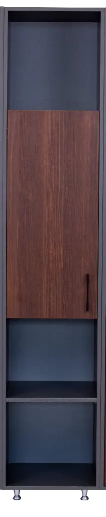 LIBRERA COLOR CHUMBO ENTREPAÑOS NOCE COSTA PUERTA COLOR LINO F23 0.40*0.40*2.00