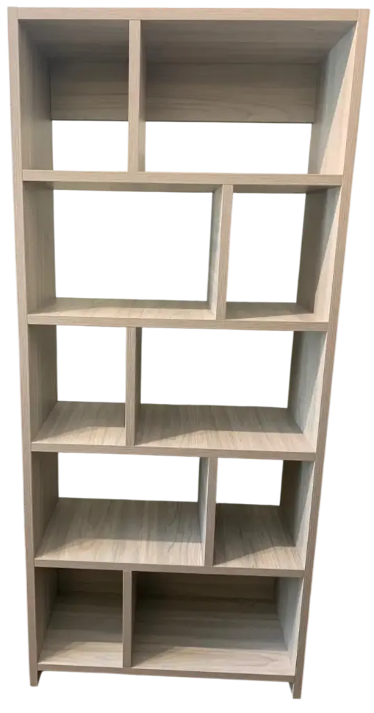 LIBRERA MELAMINA C/DIVISIONES 1.80X0.80X0.35