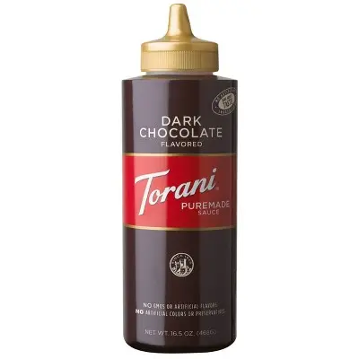 SALSA DE CHOCOLATE OSCURO TORANI - 16.5 ONZ