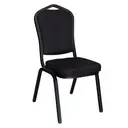 SILLA APILABLE BANQUETE DE TELA NEGRA
