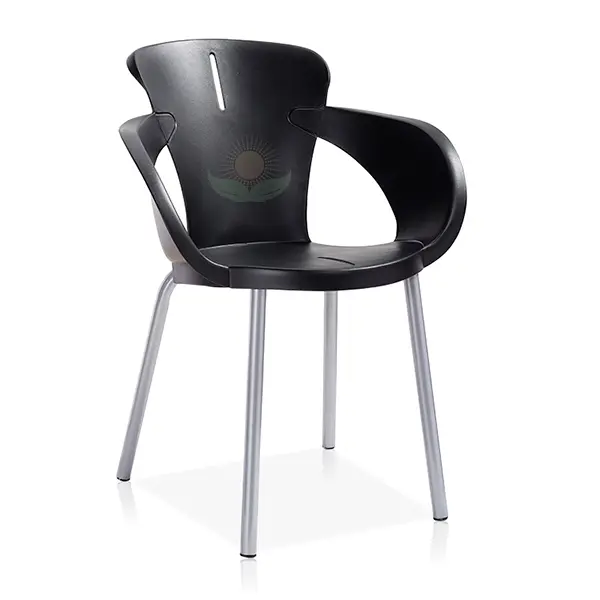 SILLA APILABLE CN BRZ NEGRO