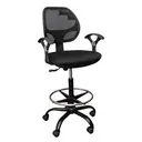 SILLA CAJERO CON BRAZO DE MALLA