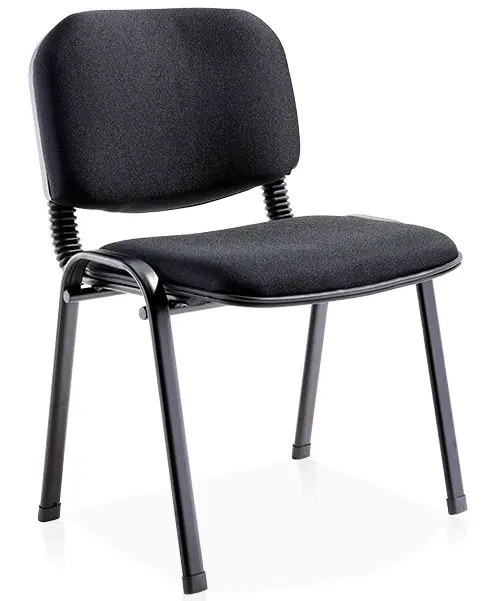 SILLA DE ESPERA VISITA - SIN BRAZOS - NEGRA