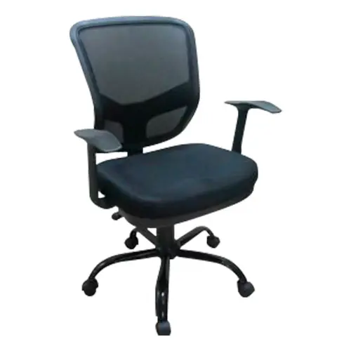 SILLA EJECUTIVA MALLA C/B COLOR NEGRO