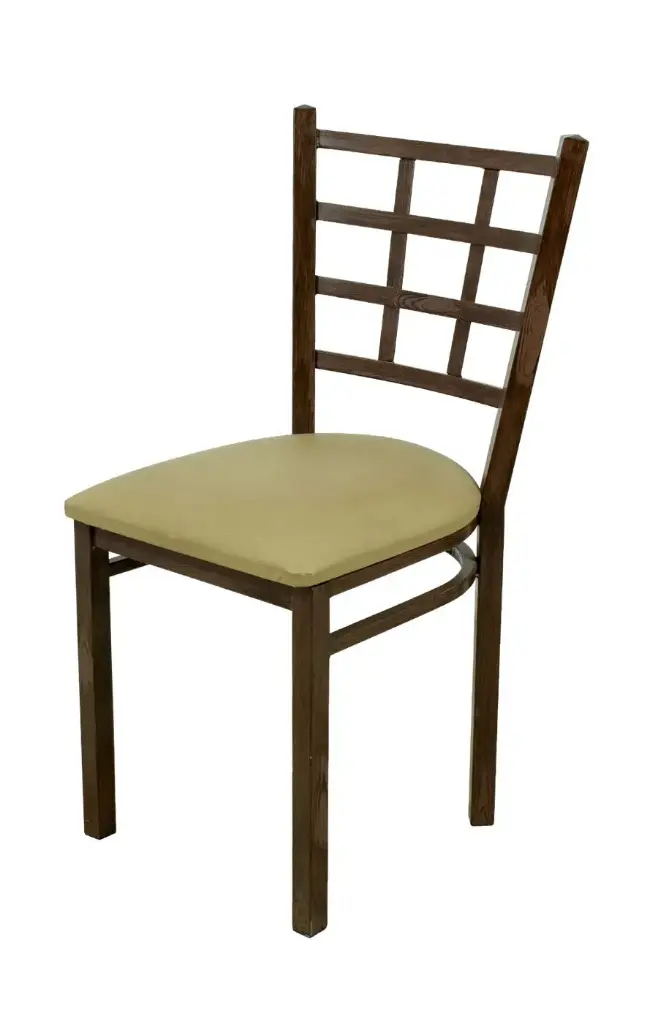 SILLA KENTUCKY PARA RESTAURANTE - METAL - BETAS DE MADERA