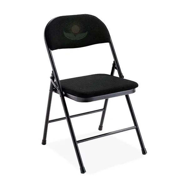 SILLA PLEGABLE TELA NEGRA