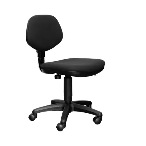 SILLA SECRETARIAL - NEGRA - SIN BRAZO
