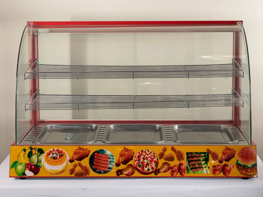 VITRINA CALIENTE COLOR ROJO GRANDE