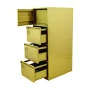 [STD1108D] ARCHIVO STD. CON CAJA DE SEGURIDAD - BEIGE CON RIEL DE SOBREEXTENSION