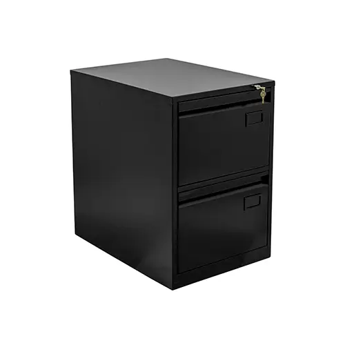 [STD1103D] ARCHIVO STD. DE 3 GAVETAS - COLOR NEGRO CON RIEL DE SOBREEXTENSION