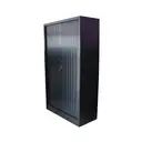 [CON018] ARMARIO DE PERSIANA NEGRO 1.20*1.98*0.45