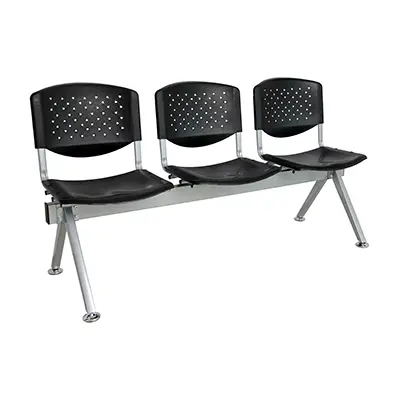 [DC-3343N] BATERIA DE 3 PUESTOS NEGRO