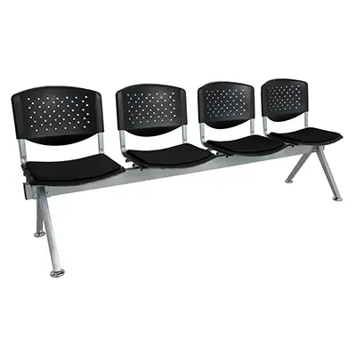 [DC-3344N] BATERIA DE 4 ASIENTOS - NEGRA