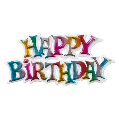[1903-U] CUPCAKE LAYON-HAPPY BIRTHDAY - UNIDAD