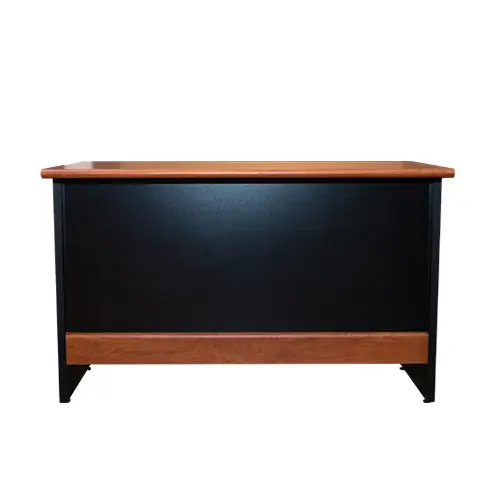 [OFF065WILD] ESCRITORIO EJECUTIVO - 2 GAVETAS - NEGRO/WILD CHERRY