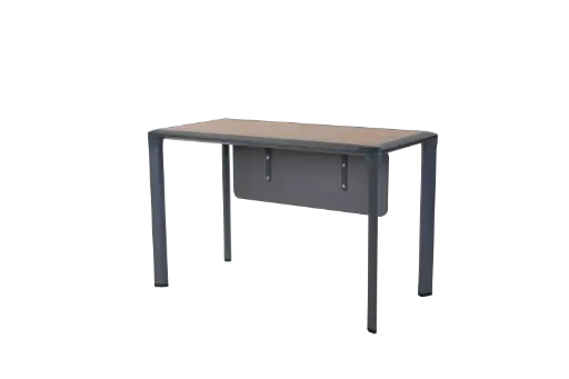 [GREY03] ESCRITORIO SECRETARIAL TOP CARAMEL FALDON CHUMBO BASE IRON GREY F21 1.20*0.60*0.75