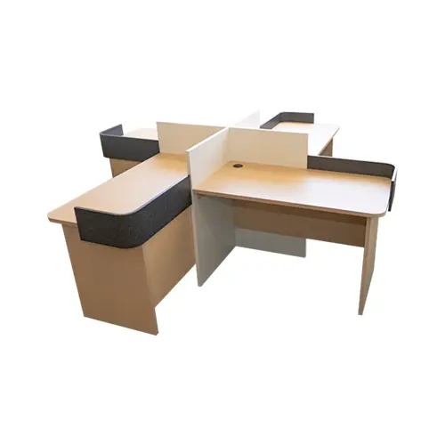 [ECO-26] ESTACION DE TRABAJO - 4 USUARIOS - EN X