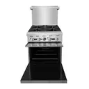 [ATO-4B/FR24] ESTUFA CON HORNO A GAS 4 HORNILLAS