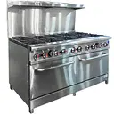 [RGR-60] ESTUFA DE 10 QUEMADORES CON DOBLE HORNO