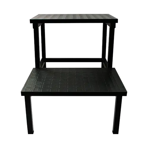 [STD1100N] GRADA DE METAL PARA CAMILLA NEGRA