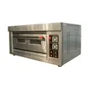 [YCQ-2DCN] HORNO DE 1 GAVETA DE ACERO INOX CON PIEDRA REFRACTARIA