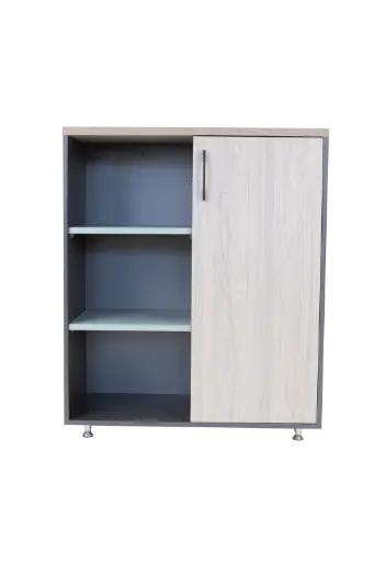 [IRONGREY008] LIBRERA  COLOR CHUMBO TOP Y PUERTA ABATIBLES GRANIZO ENTREAPAÑOS MACARON F22 0.80*0.40*0.97