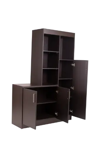[EJECUTIVA004] LIBRERA  EJECUTIVA WENGE - 1 MODULO DERECHO O IZQUIERDO