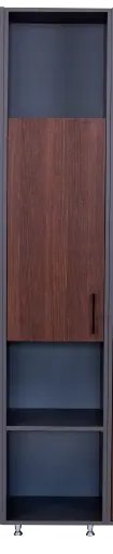 [WGREY10] LIBRERA COLOR CHUMBO ENTREPAÑOS NOCE COSTA PUERTA COLOR LINO F23 0.40*0.40*2.00