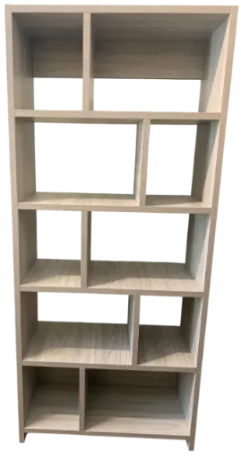 [NOVA009] LIBRERA MELAMINA C/DIVISIONES 1.80X0.80X0.35