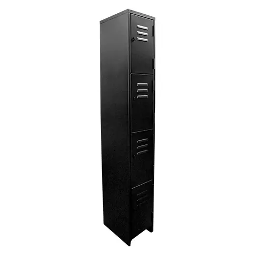 [CON007] LOCKER 4 PUERTAS NEGRO