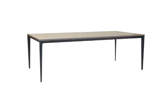 [IRONGREY001] MESA DE CONFERENCIA TOP GRANIZO BASE METAL IRON GREY F22 2.20*1.10*0.75