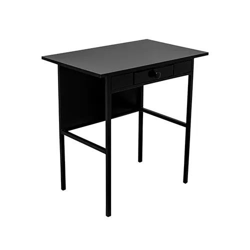 [STD1119] MESA DE MAQUINA SIN RODOS COLOR NEGRO