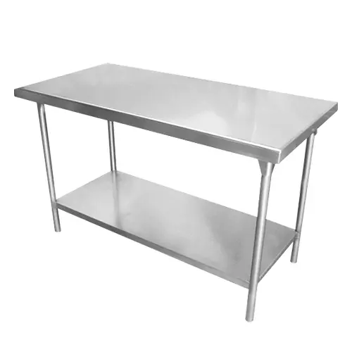 [INOX07] MESA TIPO ISLA DE 48" - 1.22*0.61