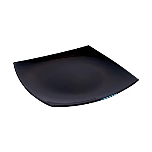 [D7214] PLATO PLANO 7 1/4 QUADRATO NOIRT LUM ARC