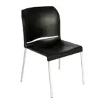 [DC-313N] SILLA APILABLE /FOOD COURT NEGRO