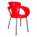 [DC-98020R] SILLA APILABLE CN BRZ ROJO