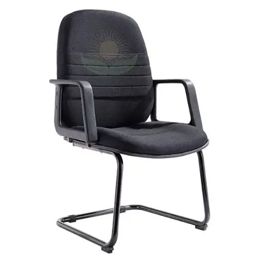 [DC-03N] SILLA DE VISITA C/B NEGRA