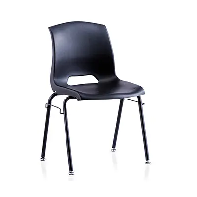 [DC-315N] SILLA DE VISITA NEGRA