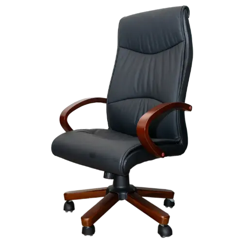 [MGA8016] SILLA PRESIDENTE COLOR NEGRA