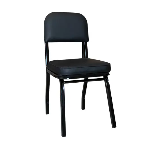 [STD1127] SILLA TIPO A-S - CUERINA BOSCAL 40 - COLOR NEGRO