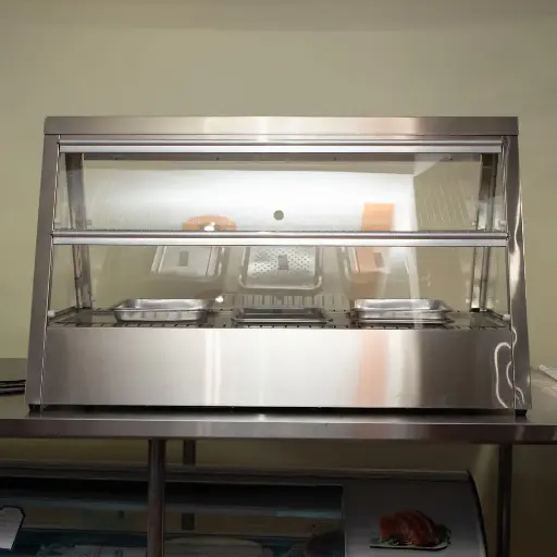 [TFW-2X3] VITRINA CALIENTE DE MESA ELECTRICA DE 110CM