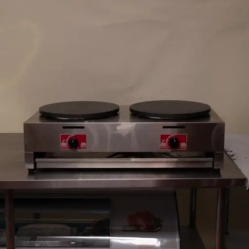 [HCM-2G] CREPERA A GAS DE 2 DISCOS