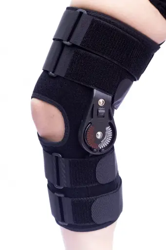 [MED024] INMOVILIZADOR DE RODILLA DE 16" (TELESCÓPICO CON BISAGRA)